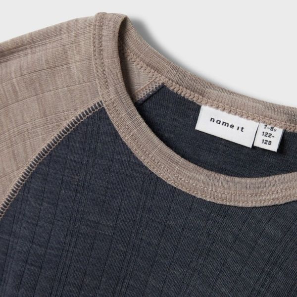 Hovedbilde Name It - Trøye Ull Jr Wang Raglan Ombre Blue/ ...