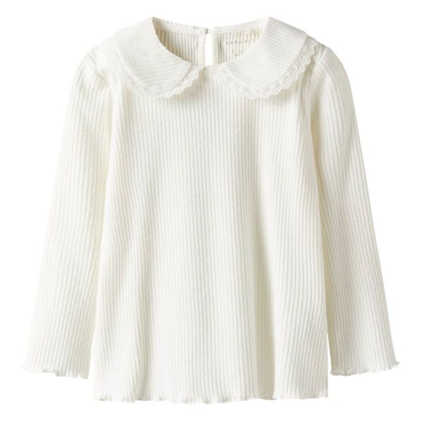 Hovedbilde Name It - Genser med Krage Baila Bright White