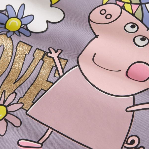 Hovedbilde Name It - Genser Peppa Dada Lavender Gray