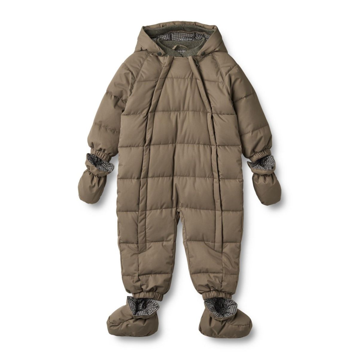 Wheat - Vinterdress Puffer Baby Dry Wood