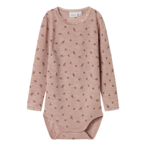Hovedbilde Name It - Body Ull Wang Small Flowers Shadow Gray ...