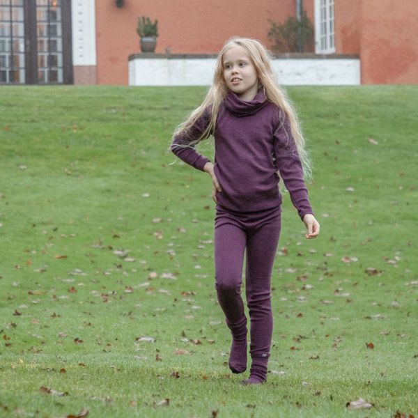 Hovedbilde Joha - Ulltrøye Colourfull Plomme