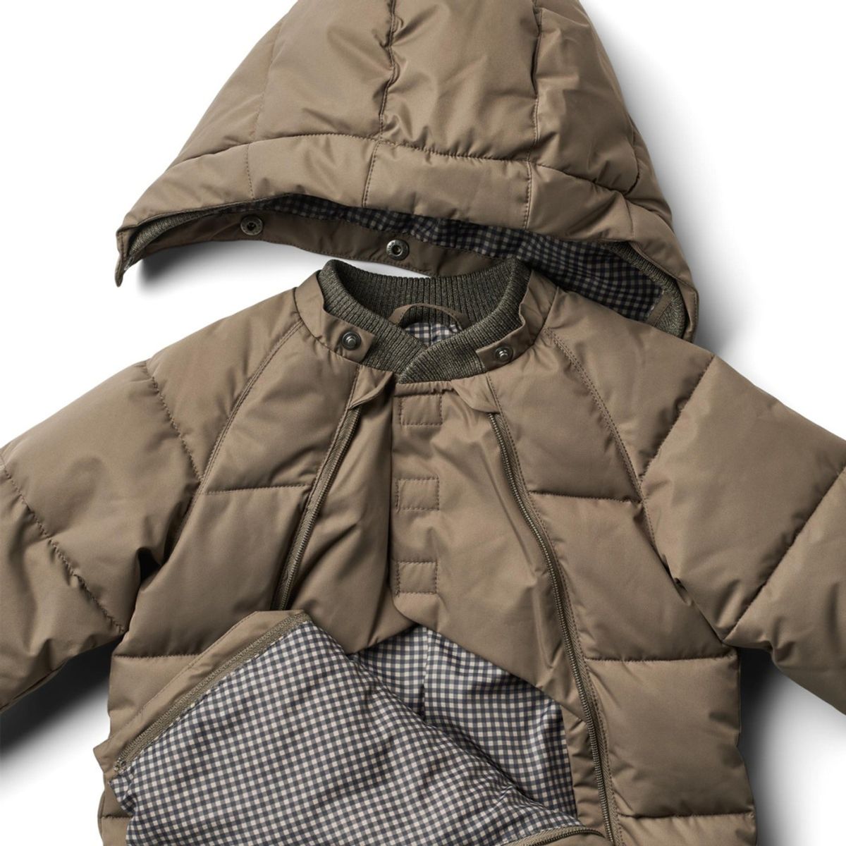 Wheat - Vinterdress Puffer Baby Dry Wood