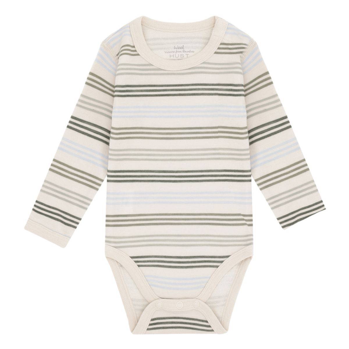 Hust And Claire - Body Ull/ Bambus Baloo 3 Stripe French Oak