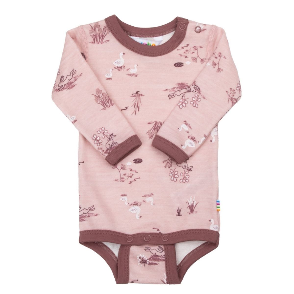 Joha - Body Ull og Bambus Gås Rosa