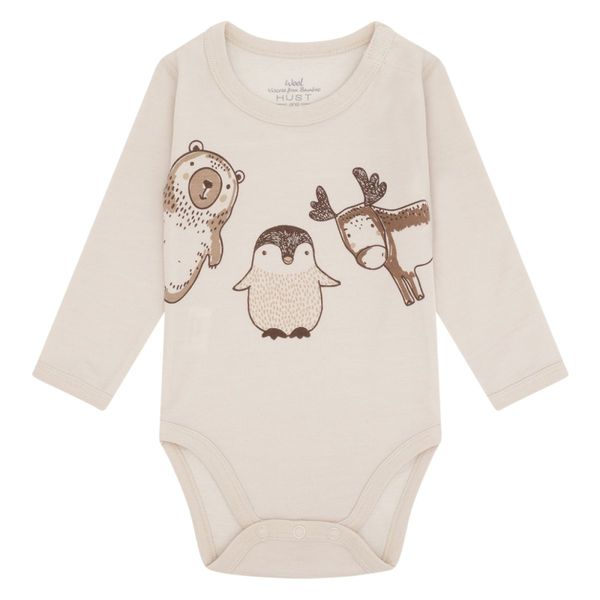 Hovedbilde Hust and Claire - Body Ull og Bambus Baloo Animal ...