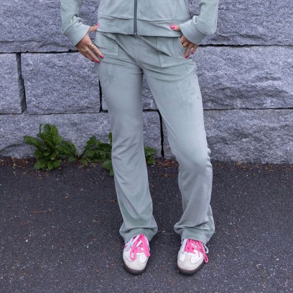 Hovedbilde Vilje & Ve - Bukse Velour Hermine Green